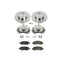 PowerStop KCOE6371 OE Stock Replacement Low-Dust Ceramic Brake Pad, Rotor and Caliper Kit