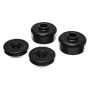 Energy Suspension 95-99 Mitsubishi Eclipse FWD/AWD Black Rear Shock Upper Bushing Set