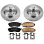 PowerStop KOE5887 OE Stock Replacement Low-Dust Ceramic Brake Pad and Rotor Kit