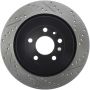 Stoptech 127.65137L Slotted & Drilled Sport Brake Rotor