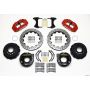 Wilwood 140-12964-DR Narrow Superlite 4R Rear P-Brk Kit 12.88in Drilled Red Chevy 12 Bolt w/ C-Clips