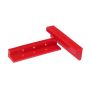 Prothane Universal Vice Pads Soft Jaw Kit - Red