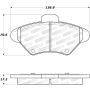 Stoptech 308.06000 Street Brake Pads - Front