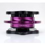 NRG Quick Release SFI SPEC 42.1 - Shiny Black Body / Shiny Purple Ring