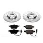PowerStop K528 Z23 Daily Driver Carbon-Fiber Ceramic Brake Pad and Drilled & Slotted Rotor Kit
