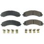 PowerStop 17-2224 PowerStop - Z17 Low-Dust Ceramic Brake Pads with Hardware