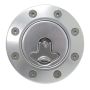 Ridetech 81000039 Billet aluminum gas cap for 1962-1967 Nova, locking, anodized Silver.