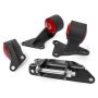 Innovative 86-89 Accord B-Series Black Steel Mounts 85A Bushings