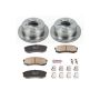 PowerStop KOE1156 OE Stock Replacement Low-Dust Ceramic Brake Pad and Rotor Kit