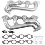 BBK Performance Parts 40480 2019-2024 CHEVY TRUCK 5.3/6.2L 1-3/4” SHORTY Headers (POLISHED SILVER CERAMIC)