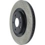 StopTech 12 Audi A6 Quattro/11-12 A7 Quattro/13 Q5/7-11/13 S4/12 S5 Rear Left Drilled Cryo Rotor