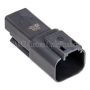 NAMZ DR-2B Deutsch DT Series 2-Wire Receptacle & Wedgelock - Black (HD 72102-94BK)