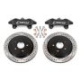 BMR Suspension DBK352 08-09 Pontiac GT Brake Kit for 15in Conversion Drilled & Slotted Rotors - Black