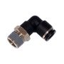 Kleinn Air Horns 51414PL Kleinn 1/4In OD Tubing 1/4In M NPT Elbow Push-to-Connect Fitting