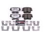 PowerStop Z26-1057 PowerStop - Z26 Performance Carbon-Fiber Ceramic Brake Pads with Hardware Kit