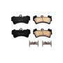 PowerStop 17-977 PowerStop - Z17 Low-Dust Ceramic Brake Pads with Hardware