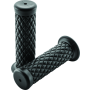 BikeMaster 102296 Quilted Grips - Black