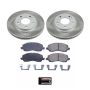 PowerStop SC1678 Semi-Coated Rotor and Low-Dust Ceramic Brake Pad Kit