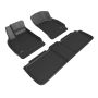 3D MAXpider L1LU00001509 22-23 Lucid Air Kagu Floor Mat- Black R1 R2
