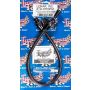 LOKAR LOKXTD-3700FM Black Trans Dipstick GM 700R4 Firewall Mount