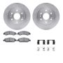 Dynamic Friction 6512-48314 Rotor Kit