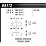 Hawk Performance HB112E.540 Blue 9012 Disc Brake Pad