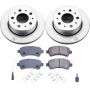 PowerStop CRK7313 Genuine Geomet Coated Rotor and Low-Dust Ceramic Brake Pad Kit