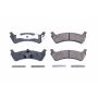 PowerStop 17-664 PowerStop - Z17 Low-Dust Ceramic Brake Pads with Hardware