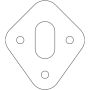 Cometic Gasket C15131 Cometic Ford 8BA/8CM Flathead V8 .031in Fiber Dipstick Tube Gasket