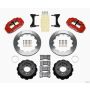 Wilwood 140-11963-R Narrow Superlite 6R Front Hat Kit 12.88in Red 93-96 Mazda RX7