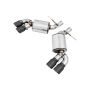 AWE Tuning 3015-43115 16-19 Chevrolet Camaro SS Axle-back Exhaust - Touring Edition (Quad Diamond Black Tips)