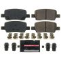 PowerStop Z23-2381 PowerStop - Z23 Daily Driver Carbon-Fiber Ceramic Brake Pads with Hardware Kit
