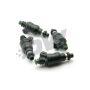 DeatschWerks 42M-02-0800-4 Evo VIII/IX / 95-99 DSM 4G63T 800cc Low Impedance Top Feed Injectors