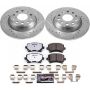 PowerStop K5662-26 Z26 Street Performance Ceramic Brake Pad and Drilled & Slotted Rotor Kit