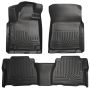 HUSKY LINERS HSK98581 07-11 Tundra CrewMax Floor Liners Black