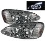 SPYDER 5011671 Projector Headlights - LED Halo - Chrome