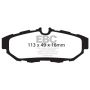 EBC Brakes DP31870C Redstuff Ceramic Low Dust Brake Pads