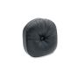 Mustang Motorcycle 79039 Mustang Harley Medallion Style Sissy Bar Pad Regal (6.5 inch x 6 inch) - Black
