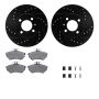 Dynamic Friction 8512-74009 Rotor Kit