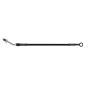 Goodridge HD3001-1CB-BK84 84in Universal Clutch Line w/Blk Zinc Fittings & Blk Hose - Straight Banjo w/M10 Fitting