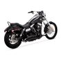 Vance and Hines 43371 Vance & Hines HD Dyna 06-17 Big Radius 2-2 Black PCX Full System Exhaust