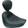 Mustang Motorcycle 79336 Mustang 18-21 Harley Fat Bob Wide Tripper Solo Seat w/ Driver Backrest - Black