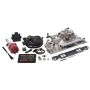Edelbrock 35760 Pro Flo 4 Fuel Injection Kit Seq Port SBC 1986&Earlier 550 Max HP 29 LbHr Injectors Satin