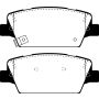 EBC Brakes DP33086C Redstuff Ceramic Low Dust Brake Pads