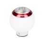NRG Shift Knob - White (Includes 4 Interchangeable Rings)
