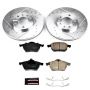 PowerStop K832 Z23 Daily Driver Carbon-Fiber Ceramic Brake Pad and Drilled & Slotted Rotor Kit