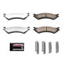 PowerStop Z36-802 PowerStop - Z36 Truck and SUV Carbon-Fiber Ceramic Brake Pads with Hardware Kit