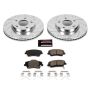 PowerStop K7370 Z23 Daily Driver Carbon-Fiber Ceramic Brake Pad and Drilled & Slotted Rotor Kit