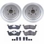 PowerStop CRK6819 Genuine Geomet Coated Rotor and Low-Dust Ceramic Brake Pad Kit