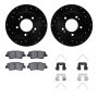 Dynamic Friction 8512-03072 Rotor Kit